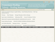 Tablet Screenshot of galwaymassage.com